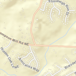 3901 Hidden Oak Ln Buford GA 30519 Street Map