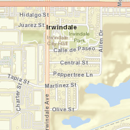 Irwindale California Street Map