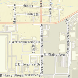 North Norton California Street Map