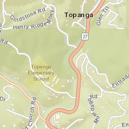 Topanga California Street Map