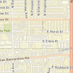 549 E Hurst St, Covina, CA 91723, USA Street Map