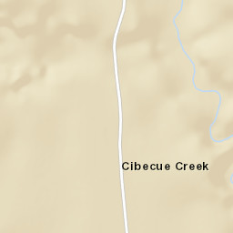 Cibecue Creek Arizona Street Map