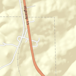 Natural Bridge Alabama Street Map
