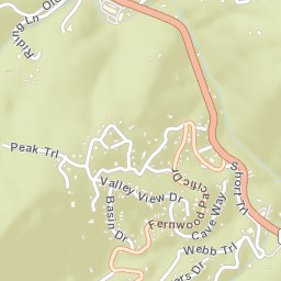 Wildwood California Street Map