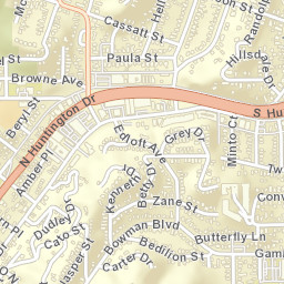 Omaha Heights California Street Map