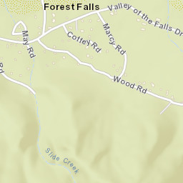 Forest Falls California Street Map