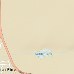 Indian Pine Arizona Street Map
