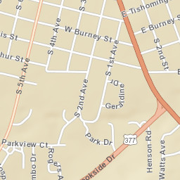 600-616 West Burney Street, Madill, OK Street Map