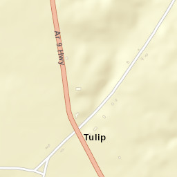 Tulip Arkansas Street Map
