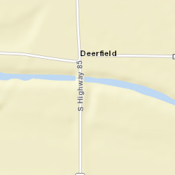 Deerfield Arkansas Street Map