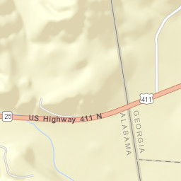 Hanson Alabama Street Map