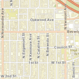 501-557 N Vermont Ave, Los Angeles, CA 90004, USA Street Map