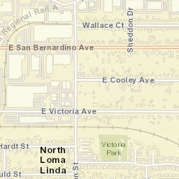 Victoria California Street Map