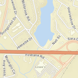 7401 Creekwood Drive, Columbia, SC 29223 Street Map