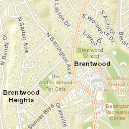 Westgate Heights California Street Map