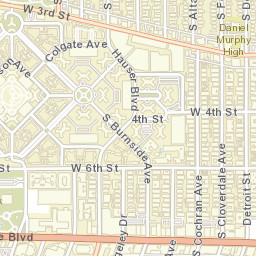 Parklabrea California Street Map