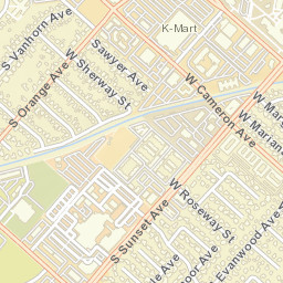 West Covina, California Street Map