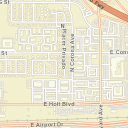 Racimo California Street Map