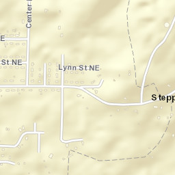 Steppville Alabama Street Map