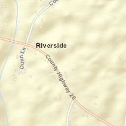 Riverside Alabama Street Map