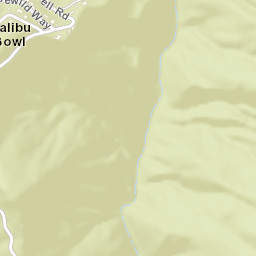 Malibu Bowl California Street Map