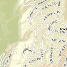 Riviera California Street Map