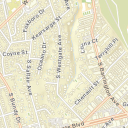 11702 San Vicente Boulevard, Los Angeles Street Map