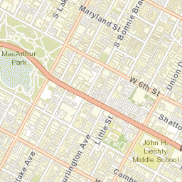 601-649 S Alvarado St, Los Angeles, CA 90057, USA Street Map