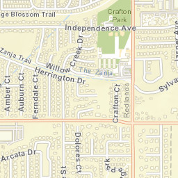 Warner California Street Map