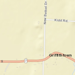 Griffithtown Arkansas Street Map