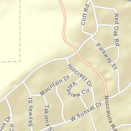 Scenic Heights Alabama Street Map