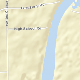 Whites Chapel Alabama Street Map