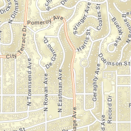 City Terrace California Street Map