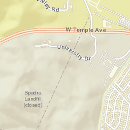 Walnut Hills Mobile Home Park California Street Map