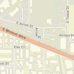 Ballou California Street Map