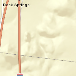 Rock Springs Arizona Street Map