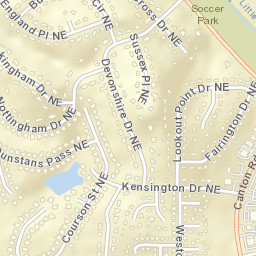 554-560 Knowlton Street Northeast Marietta GA  Street Map