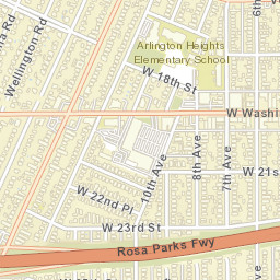 Lafayette Square California Street Map