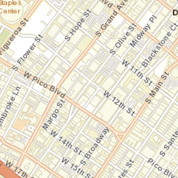 1222 S Figueroa St, Los Angeles, CA Street Map