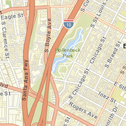 521-599 South Saint Louis Street Los Angeles CA Street Map