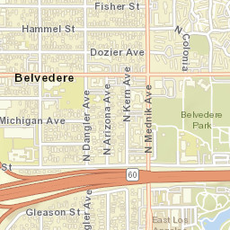 Maravilla California Street Map
