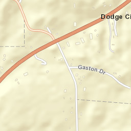Dodge City Alabama Street Map