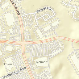 3317-3351 Lawrenceville Suwanee Road Street Map