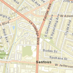 Sentous California Street Map