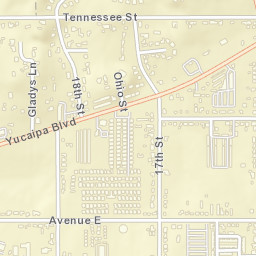 Dunlap Acres California Street Map