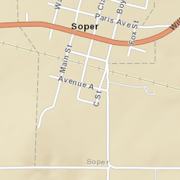 519-527 Main Street, Soper, OK 74759, USA Street Map