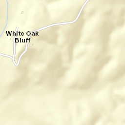 White Oak Bluff Arkansas Street Map