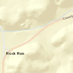 Rock Run Alabama Street Map