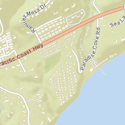 Paradise Cove Mobile Home Park California Street Map