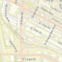 Wyvernwood California Street Map